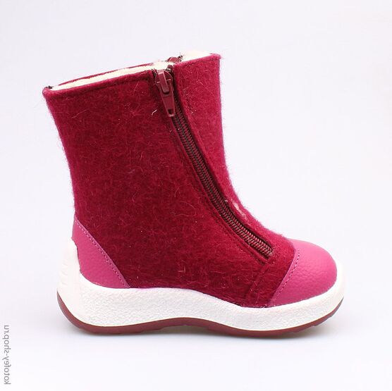 167040-41 Валенки для девочки бордовый фото №2