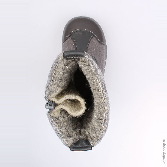 267006-40 Валенки для мальчики серый фото №4