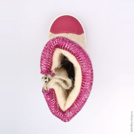 267055-41 Валенки для девочки серый фото №4