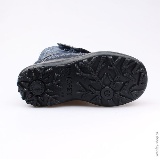 352162-42 Сапожки для девочки светло-синий фото №3