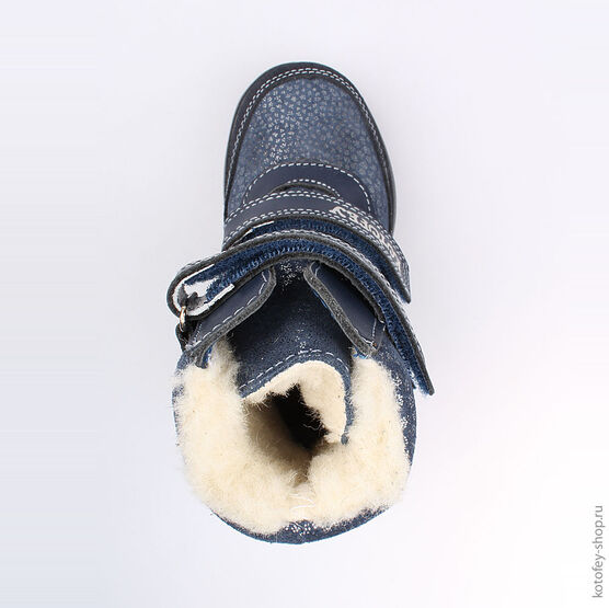 352162-42 Сапожки для девочки светло-синий фото №4