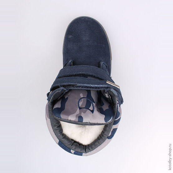 554031-41 Сапожки для мальчики светло-синий фото №4