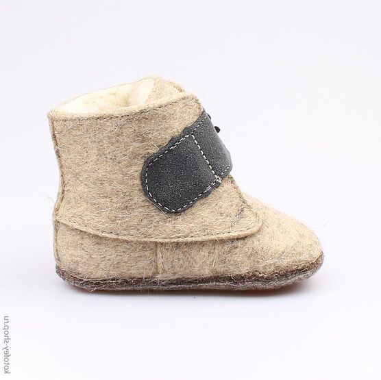 007009-40 Пинетки для мальчики серый фото №2