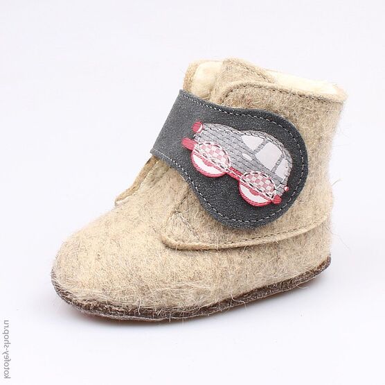 007009-40 Пинетки для мальчики серый