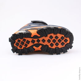 254949-42 Мембранные ботинки для мальчики син-ора фото №3