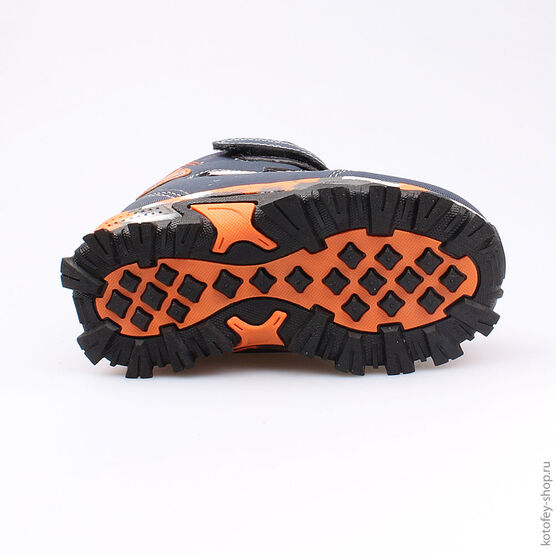 254949-42 Мембранные ботинки для мальчики син-ора фото №3