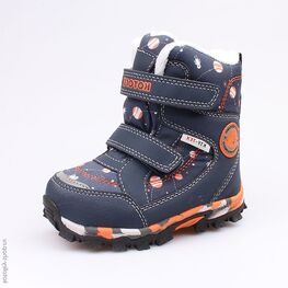 254949-42 Мембранные ботинки для мальчики син-ора