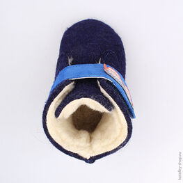 007009-49 Пинетки для мальчики светло-синий фото №4