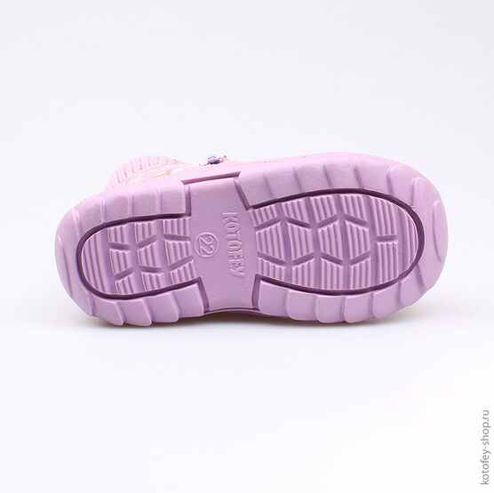 162053-41 Сапожки для девочки сиреневый фото №3