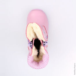 162053-41 Сапожки для девочки сиреневый фото №4