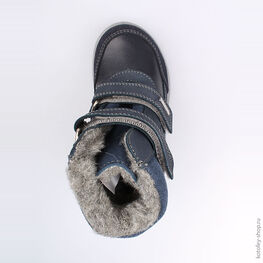 452100-41 Сапожки для мальчики светло-синий фото №4