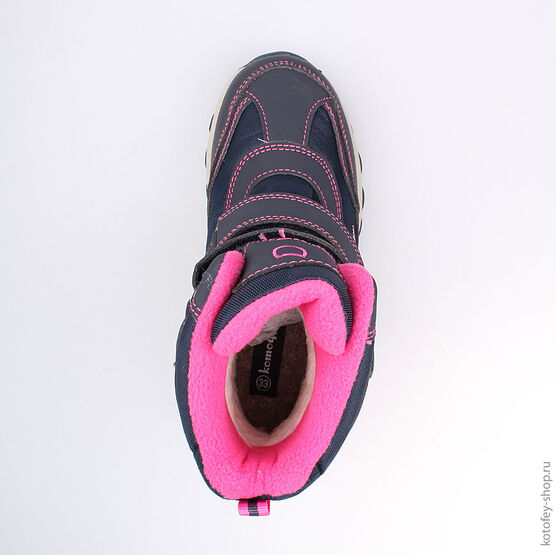 654942-43 Мембранные ботинки для девочки син-фук фото №4