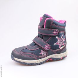 654942-43 Мембранные ботинки для девочки син-фук