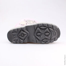 464036-41 Сноубутсы для девочки сер-роз фото №3