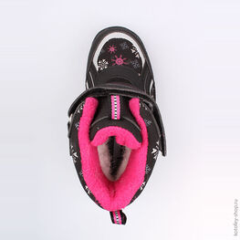 454975-41 Мембранные ботинки для девочки чер-фук фото №4