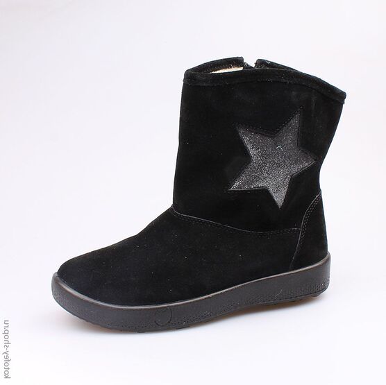 562045-42 Сапожки для девочки черный