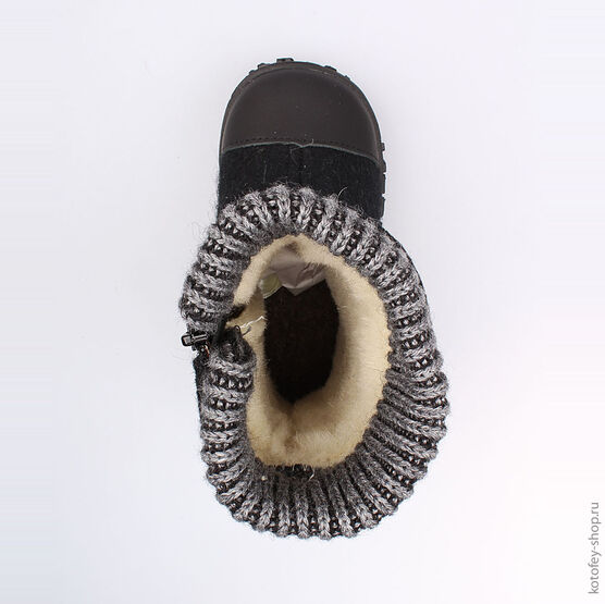 267020-42 Валенки для мальчики черный фото №4