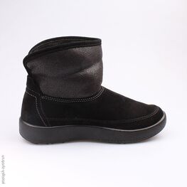 762043-42 Сапожки для девочки черный фото №2