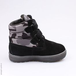 354022-42 Сапожки для мальчики черный фото №2