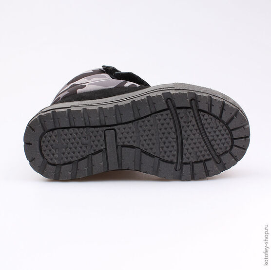 354022-42 Сапожки для мальчики черный фото №3