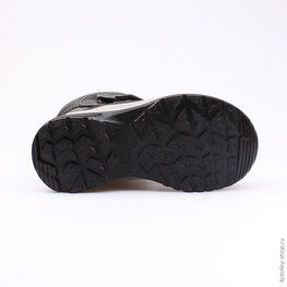 452101-52 Сапожки для мальчики сер-зел фото №3