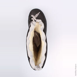 664032-41 Сноубутсы для мальчики чер-сер фото №4