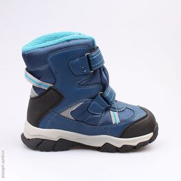 454971-41 Мембранные ботинки для мальчики син-гол фото №2