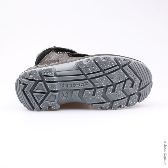 652095-42 Сапожки для мальчики черный фото №3