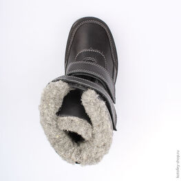 652095-42 Сапожки для мальчики черный фото №4