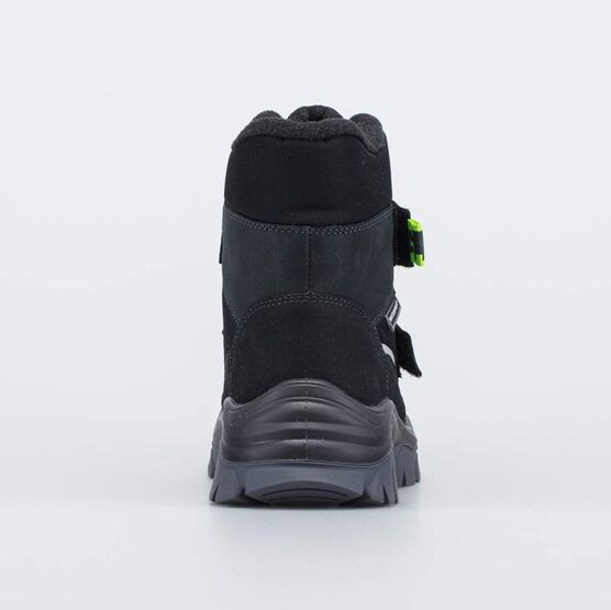 654862-42 Высокие мембранные ботинки для мальчики чер-сал фото №5