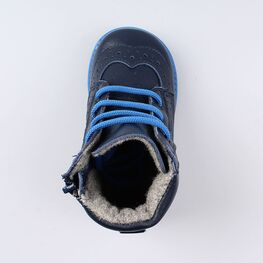 152207-35 Ботинки для мальчики светло-синий фото №4