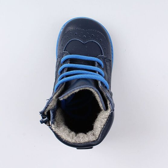 152207-35 Ботинки для мальчики светло-синий фото №4