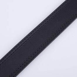 03704020-11 Ремень кожаный для мальчика Черный для мальчики черный фото №4