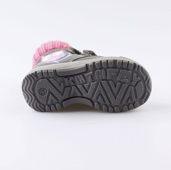 152179-34 Ботинки для девочки серый фото №3