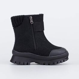 567062-43 Валенки на молнии для девочки для девочки черный фото №2