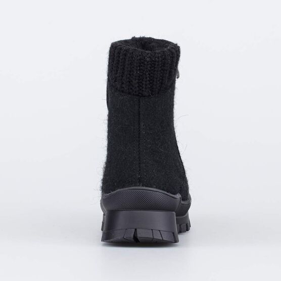 567062-43 Валенки на молнии для девочки для девочки черный фото №5