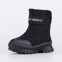 567062-43 Валенки на молнии для девочки для девочки черный