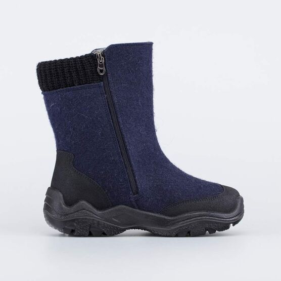 567065-41 Валенки с вышивкой Хоккей для мальчики синий фото №2