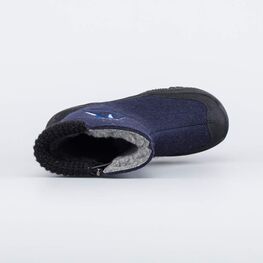 567065-41 Валенки с вышивкой Хоккей для мальчики синий фото №4