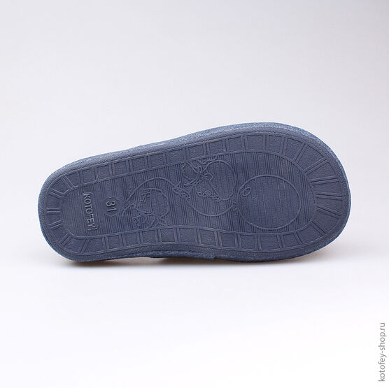 531024-11 Тапочки синие для мальчики светло-синий фото №3