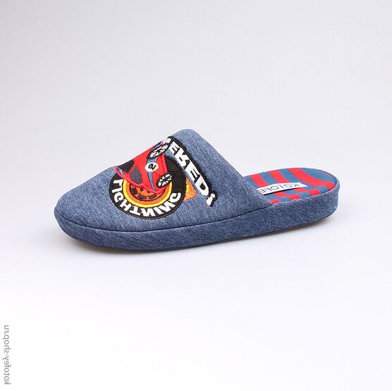 531024-11 Тапочки синие для мальчики светло-синий