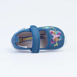 231177-11 Текстильная обувь для девочки голубой фото №4