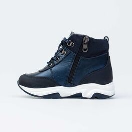 352282-32 Ботинки для девочки светло-синий фото №2