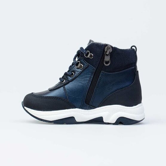 352282-32 Ботинки для девочки светло-синий фото №2