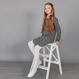 07832452-40 Хлопковые колготки Peppy Woolton бежевый для девочки бежевый фото №2