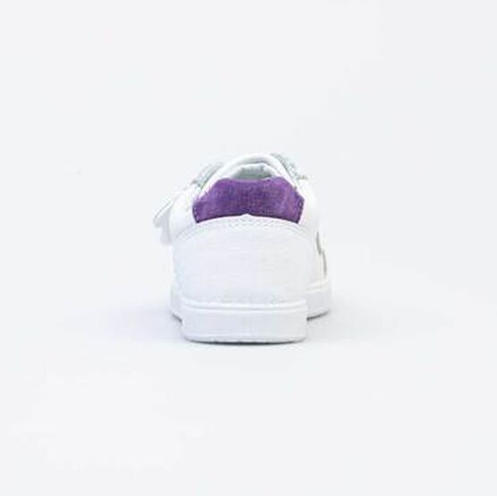 132162-21 Полуботинки из натуральной кожи для девочки белый фото №5