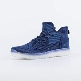 741082-12 Кроссовки из вязаного текстиля для мальчики синий