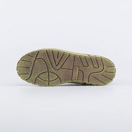 552282-32 Утепленные ботинки для мальчика серый для мальчики серый + салатовый фото №3