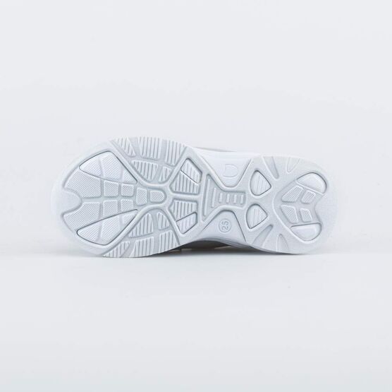 132166-22 Полуботинки на липучках для девочки серебристый фото №3