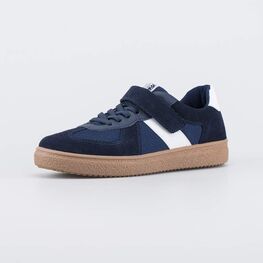 734049-11 Кожаные кеды для мальчика-подростка для мальчики темно-синий